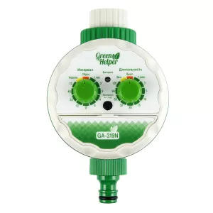 Таймер подачи воды GREEN HELPER GA-319N (1 зона) на батареях ААА фото
