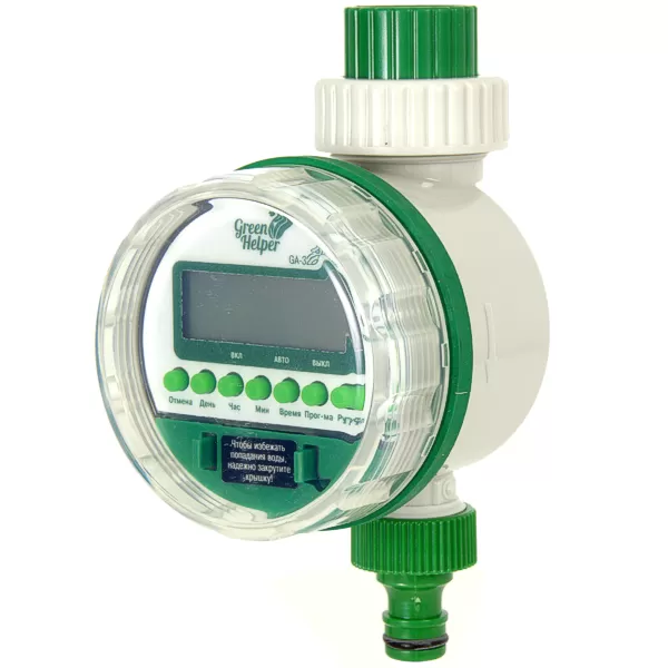 Таймер подачи воды GREEN HELPER GA-322N (8 зона) на батареях ААА, SENSOR фото